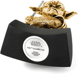 Royal Selangor 24K Gold Gilded Pewter Alloy Star Wars Master Yoda Figurine