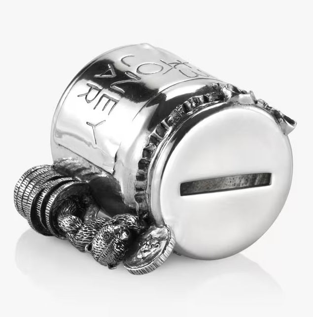 Royal Selangor Teddy Bears' Picnic Pewter Money Jar & Wooden Gift Box