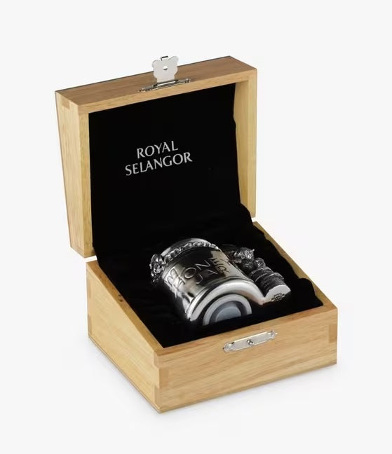 Royal Selangor Teddy Bears' Picnic Pewter Money Jar & Wooden Gift Box