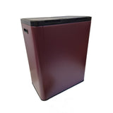 John Lewis 2 Section 60L Kitchen Recycling Pedal Bin with Handles - Damson