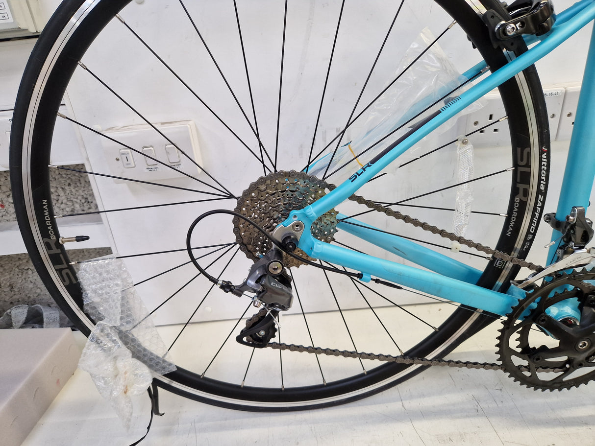 Boardman SLR 8.6 Womens 16-Speed Road Racing Bike - Blue - Medium Frame