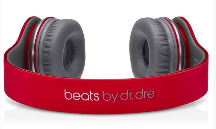 Beats by Dr. Dre Solo HD Wired On-Ear Headphones with Mic - Red - Kazoop 