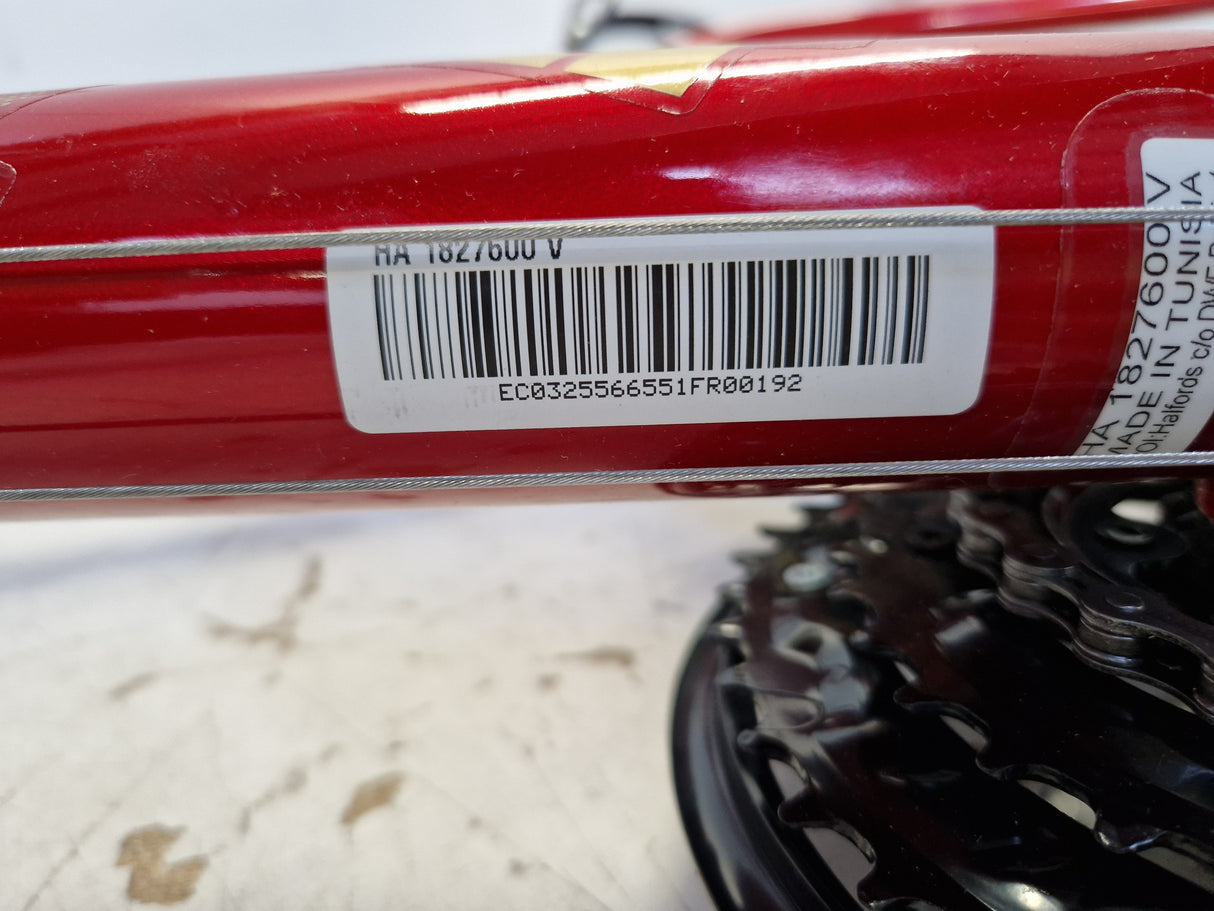 Apollo Transition Mens 18-Speed V-Brakes Hybrid Bike - Red - Small 14''