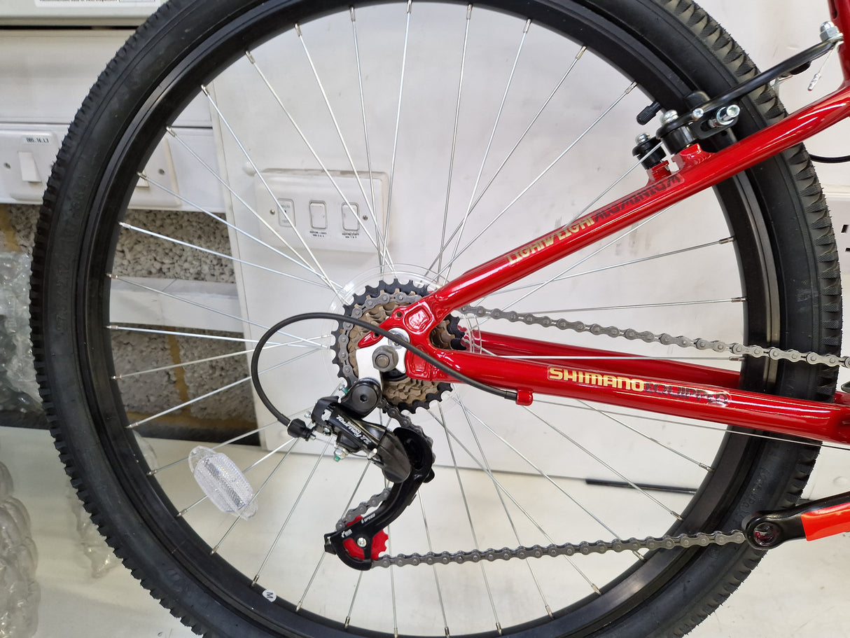 Apollo Transition Mens 18-Speed V-Brakes Hybrid Bike - Red - Small 14''