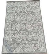 John Lewis Madeline Traditional Floral Wool Rich Rug L180 x W120cm - Oatmeal