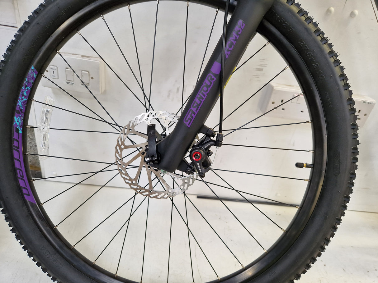 Carrera Vengeance Womens 16-Gears Alloy Mountain Bike - Grey - 16" Medium