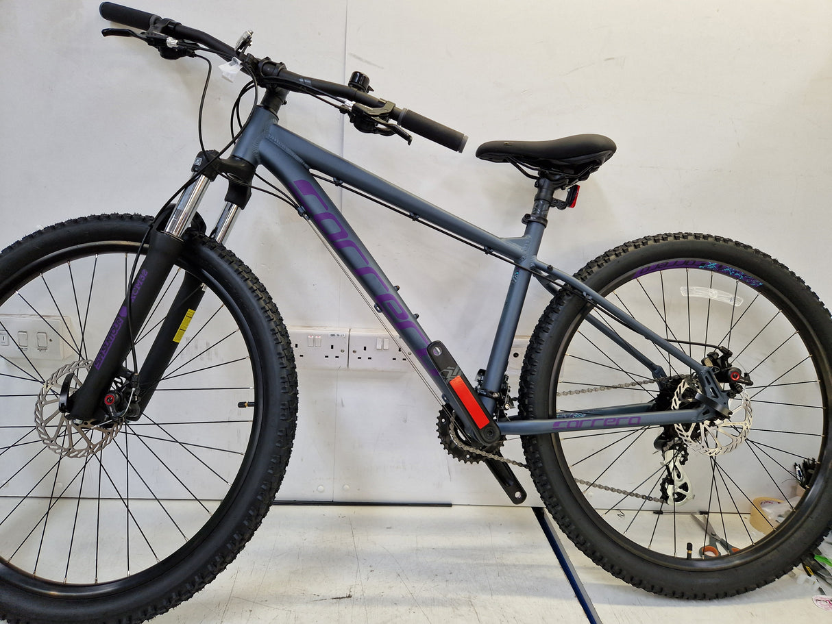 Carrera Vengeance Womens 16-Gears Alloy Mountain Bike - Grey - 16" Medium