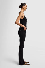 7 For All Mankind Mid Waist Bootcut B(Air) Jeans - Rinsed Black - Size 32