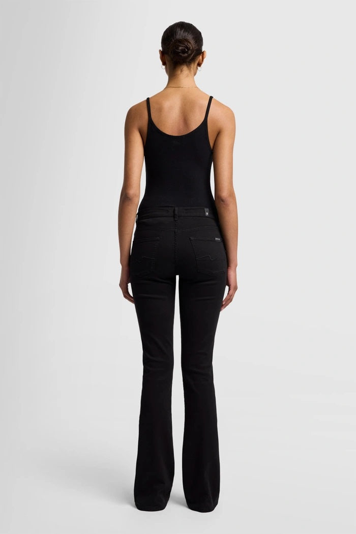 7 For All Mankind Mid Waist Bootcut B(Air) Jeans - Rinsed Black - Size 32