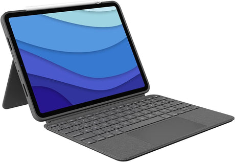 Logitech Combo Touch Keyboard Cover for iPad Pro 11'' - Grey - Kazoop 