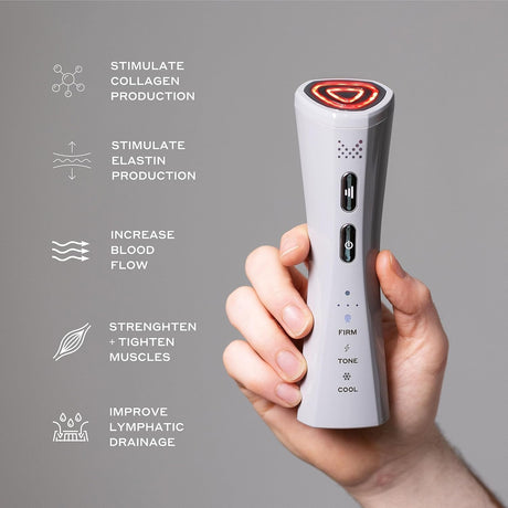 MAGNITONE FaceFocket 5-in-1 Facial Firming + Toning Anti Ageing Massager