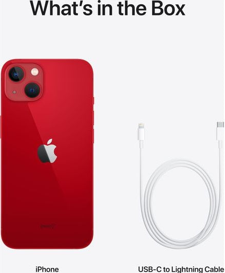 Apple MLPJ3B/A iPhone 13 128GB Unlocked SIM-Free 6.1" 5G Smartphone - Red A