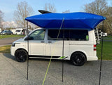 Campervan MP9506 Awning Sun Canopy Sunshade Motorhome for 4 or 6mm Rail Blue