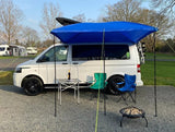 Campervan MP9506 Awning Sun Canopy Sunshade Motorhome for 4 or 6mm Rail Blue