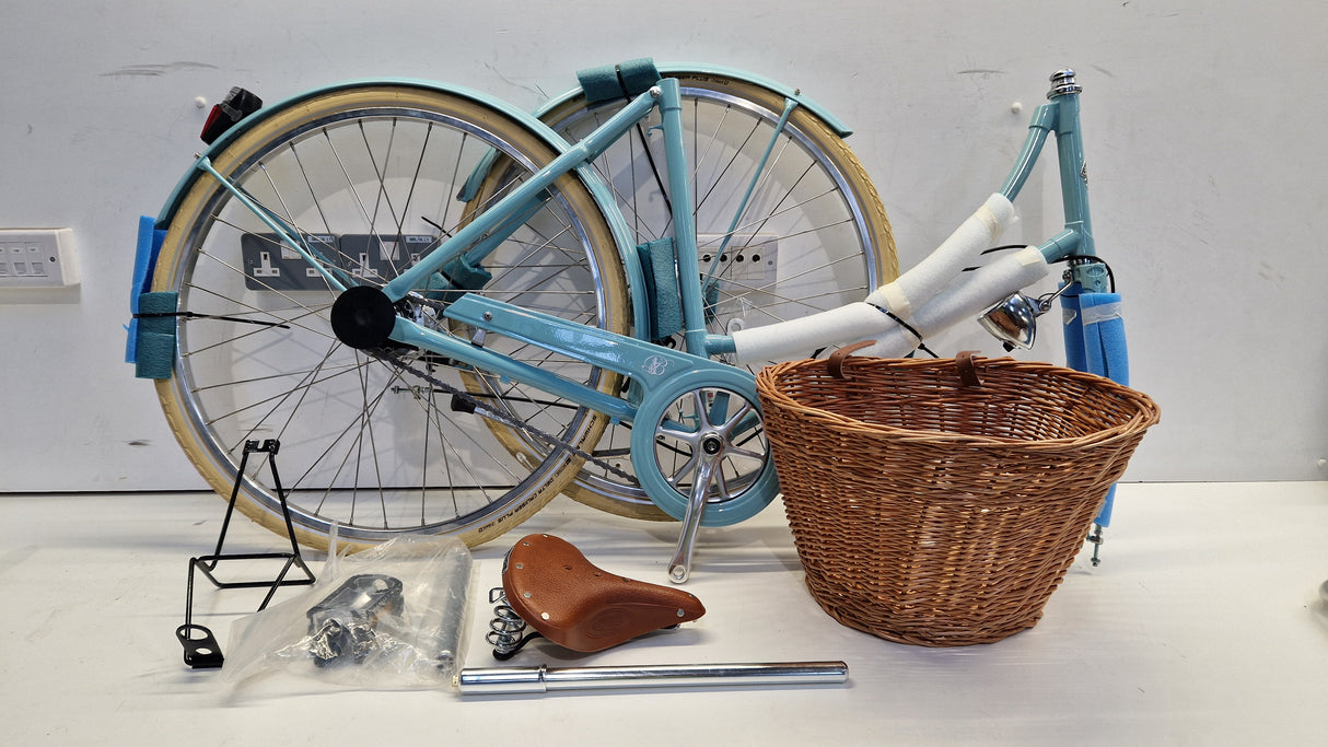 Pashley Britannia 5-Gears Womens Bicycle Bike 20" Steel Frame Duck Egg Blue
