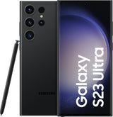 Samsung Galaxy S23 Ultra Smartphone 8GB 256GB 6.8" 5G SIM-Free - Black - Kazoop 