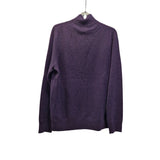John Lewis Men's Cashmere Regular Half Zip Jumper - Nightshade - Size L