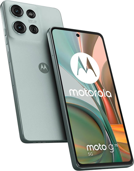 Motorola Moto G75 5G Smartphone 256GB Unlocked SIM-Free - Succulent Green - Kazoop 