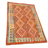Gooch Luxury Kelim Vintage Wash Rectangular Wool Rug 245 x 165cm - Multi