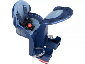 WeeRide Safe Front Deluxe Baby 5-point Harness Bike Seat - Blue