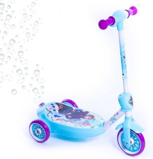 Huffy Disney Frozen Elsa and Anna Bubble Electric Scooter 3-5 Years - Blue