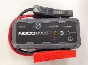 NOCO Boost GB70 2000A 12V USB Portable Car Battery Jump Starter - Grey