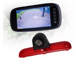 Motormax Mirror Monitor & Citroen Peugeot Fiat  Reverse Camera Kit 120°Angle