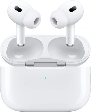 Apple AirPods Pro 2nd Gen Earbuds with MagSafe Charging Case 2022 - White