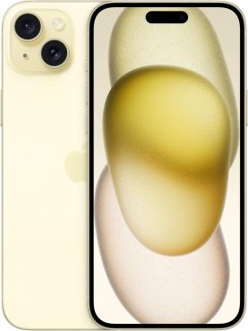 Apple iPhone 15 Plus 5G 128GB SIM-Free Unlocked SIM-Free Smartphone - Yellow
