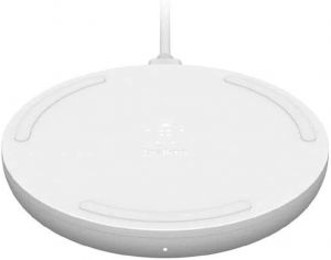 Belkin 15W Qi Wireless Charging Pad with Power Supply - White
