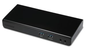 2-Power 935327-001 USB-C & USB 3.0 Dual Display Dock - Black