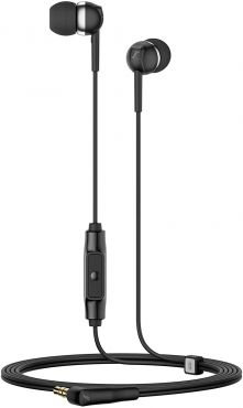 Sennheiser CX 80S Wired In-Ear Headphones with Mic/Remote - Black