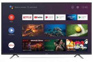 Sharp 65BL2KA 4K UHD 65" Android Smart TV with Freeview Play Black/Silver