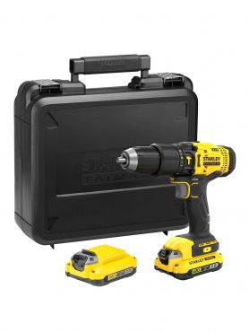 Stanley FatMax V20 18V Cordless Combi Hammer Drill with 2x 2AH Batteries