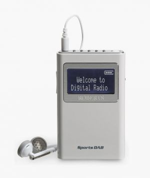 Roberts Sports DAB 5 DAB/DAB+/FM Personal Stereo Radio - White