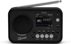 Roberts Play 20 DAB/DAB+/FM Bluetooth Portable Digital Radio - Black
