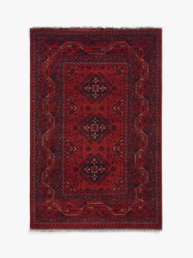 Gooch Luxury Hand Knotted Khal Mohammadi Rug L125 x W185 cm - Red