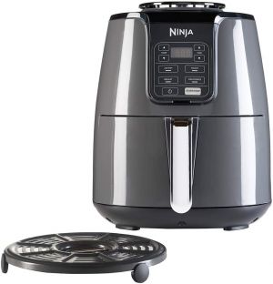 Ninja AF100UK 3.8L Air Fryer 1550W Cooker - Grey/Black