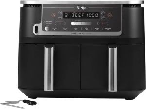 Ninja Foodi MAX Dual Zone 9.5L 2 Drawer Smart Air Fryer AF451UK - Black