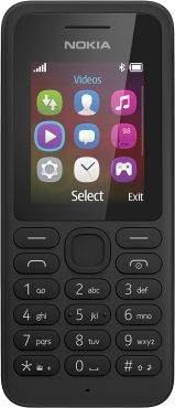Nokia 130 Mobile Phone 1.8" Screen Unlocked - Black