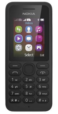 Nokia 130 Mobile Phone 2G Locked To Tesco Mobile - Black