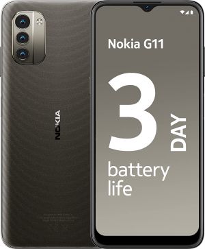 Nokia G11 6.5" 4G Smartphone 3GB RAM 32GB SIM-Free Unlocked - Charcoal