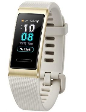 Huawei Band 3 Pro GPS Fitness Tracking Wristband 5ATM Waterproof White/Gold