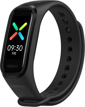 OPPO 1.1" AMOLED Screen Band Watch SpO2 12 Workout Modes - Black