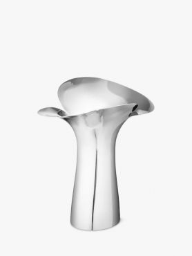 Georg Jensen Bloom Botanica Stainless Steel Vase H22cm - Silver