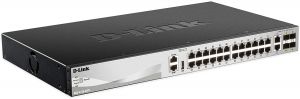 D-Link DGS-3130-30TS Managed L3 Gigabit Ethernet 10/100/1000 - Black/Grey