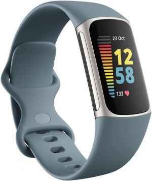Fitbit Charge 5 Health & Fitness GPS Activity Tracker - Steel Blue/Platinum
