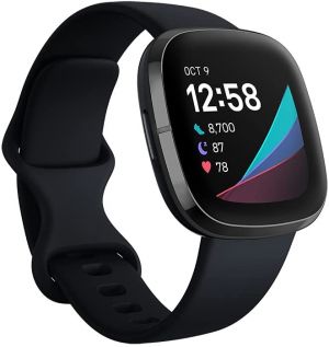 Fitbit Sense Health & Fitness Activity Tracker Smartwatch - Carbon/Graphite