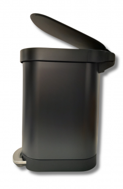 simplehuman Slim Pedal Bin 45L H62 x W25.9 x D54.6cm - Black