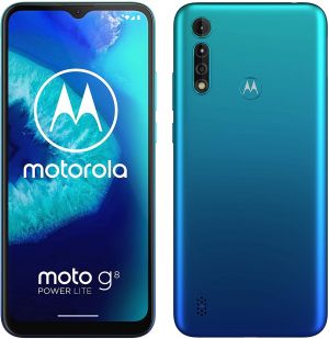 Motorola Moto G8 Power Lite Smartphone 64GB Unlocked - Arctic Blue